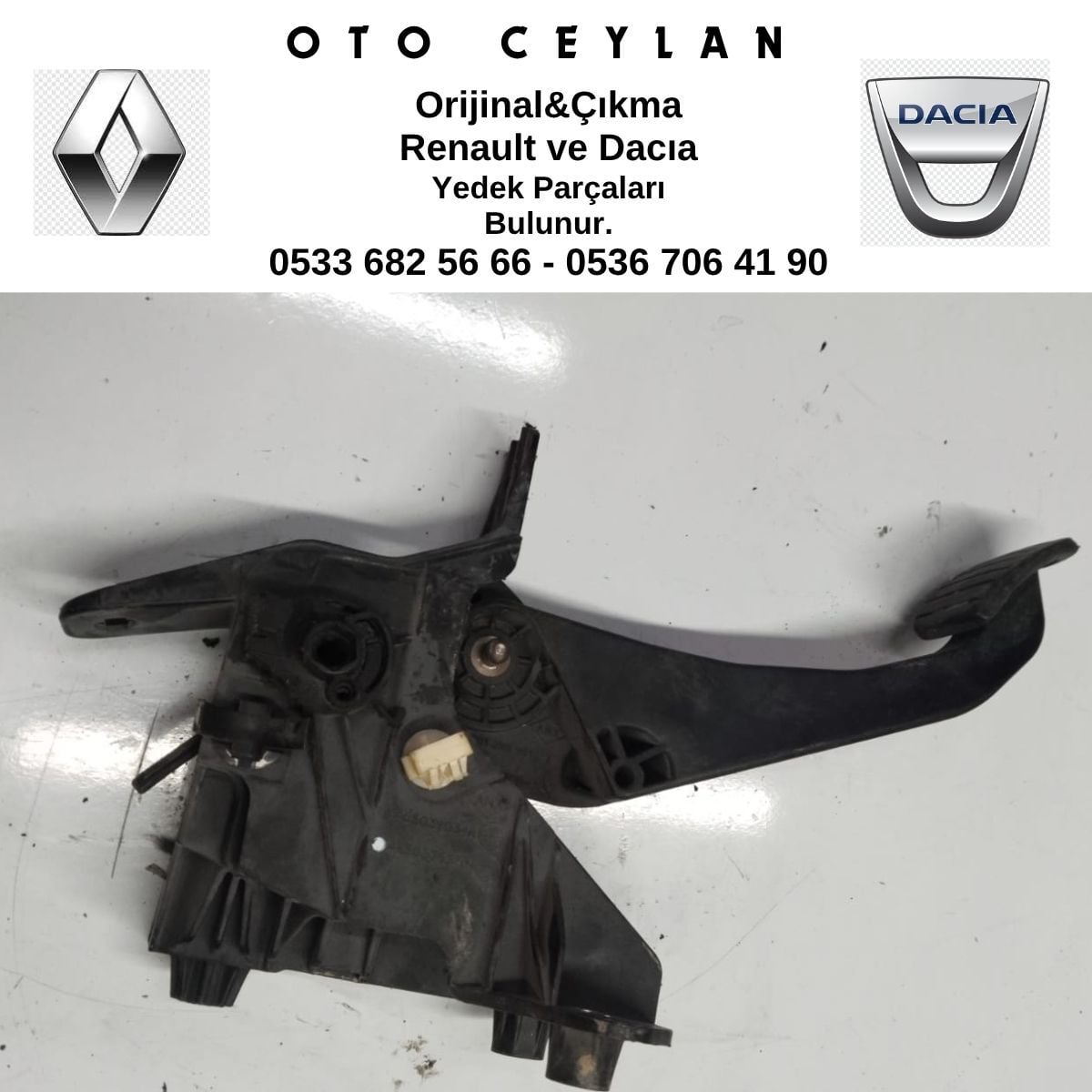 465039034R 465037621R CLIO THALIA DEBRİYAJ PEDALI ÇIKMA