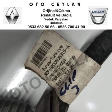 8200505315 Clio 3 Kapı Tesisatı Sağ Arka Orijinal Çıkma