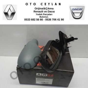 M002.2172 Megane 1999 2003 Ayna Sol Mekanik Astarlı Asferik Sıfır Art Marka İthal