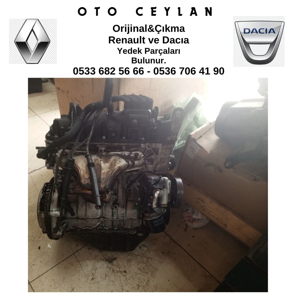 CLIO THALIA MOTOR KOMPLE 1.2 D4F ÇIKMA