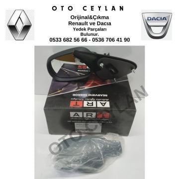 M002.2168 Megane Dış Ayna Sol Elektrikli Isıtma Astarlı Asferik Sıfır Art Marka İthal