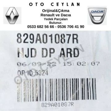 829A01087R Duster Sağ Arka Kapı Döşemesi Çıkma Orjinal