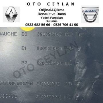 8200295617 Logan Sol Arka Kapı Döşemesi Çıkma Orjinal