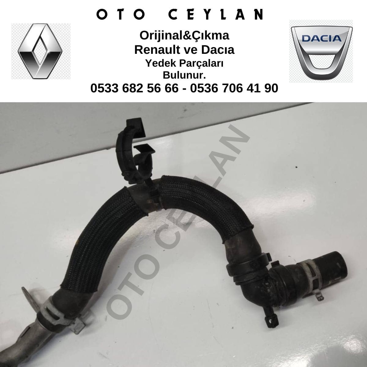 924104096R Duster Turbo Hortumu Borusu 1.0 TCE Sıfır Araçtan Sökme