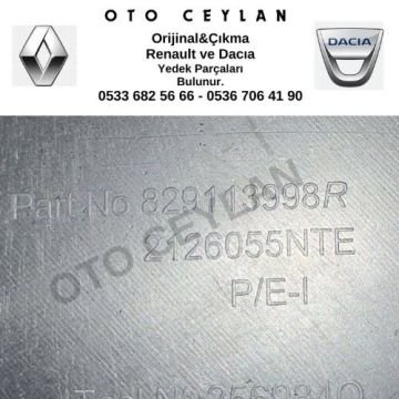 829113998R Duster Sol Arka Kapı Döşemesi Çıkma Orjinal