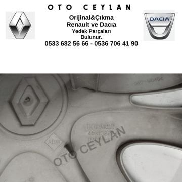 403152274R Symbol Clio 4 Fluence 15İnç Jant Kapağı Orijinal Çıkma