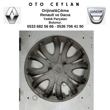 403152274R Symbol Clio 4 Fluence 15İnç Jant Kapağı Orijinal Çıkma