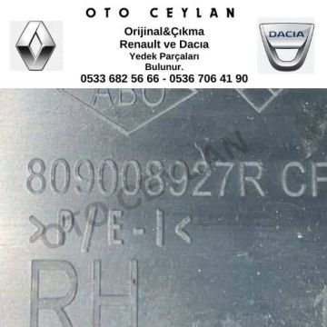 809008927R Symbol Sağ Ön Kapı Döşemesi Çıkma Orjinal