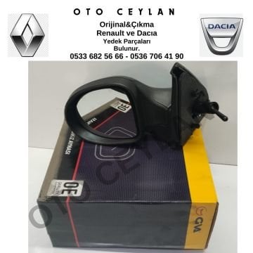 7701070379 Clio 2 Thalia Dış Dikiz Ayna Sol Mekanik Sıfır Gva Marka Yerli Üretim