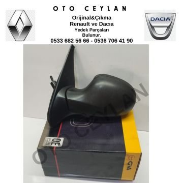 7701070379 Clio 2 Thalia Dış Dikiz Ayna Sol Mekanik Sıfır Gva Marka Yerli Üretim