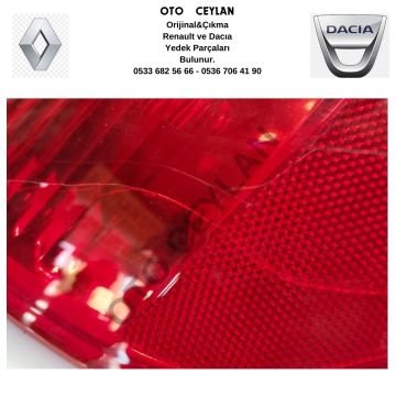 8200459962 Clio 3 Sol Stop  Sıfır Orjinal (Cam Çatlak)