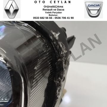 260606709R Dacia Duster Sol Far Sıfır Orjinal Hafif Hatalı