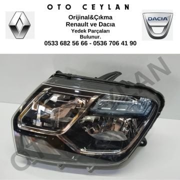 260606709R Dacia Duster Sol Far Sıfır Orjinal Hafif Hatalı