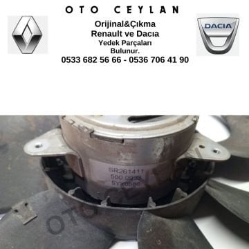 214816436R 214819521R 21481643R Lodgy Radyatör Fanı Orijinal Çıkma