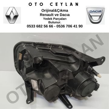 260606709R Dacia Duster Sol Far Sıfır Orjinal Hafif Hatalı