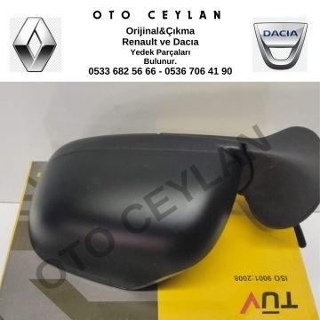 GVA 1019183 963025111R 963025583R Duster Dış Dikiz Aynası Sol Mekanik Sıfır İthal