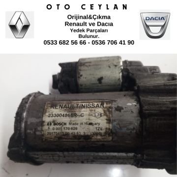 233004868R Megane 4 Kadjar Marş Motoru Orijinal Çıkma