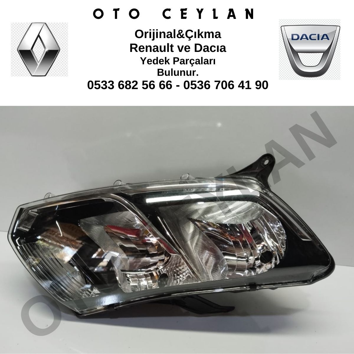 260106223R Symbol Sağ Far Sıfır Orjinal