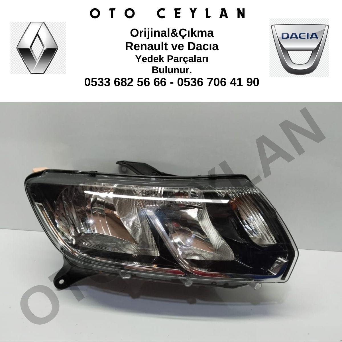 2601062333R Symbol Sağ Far Sıfır Orjinal Hafif Hatalı
