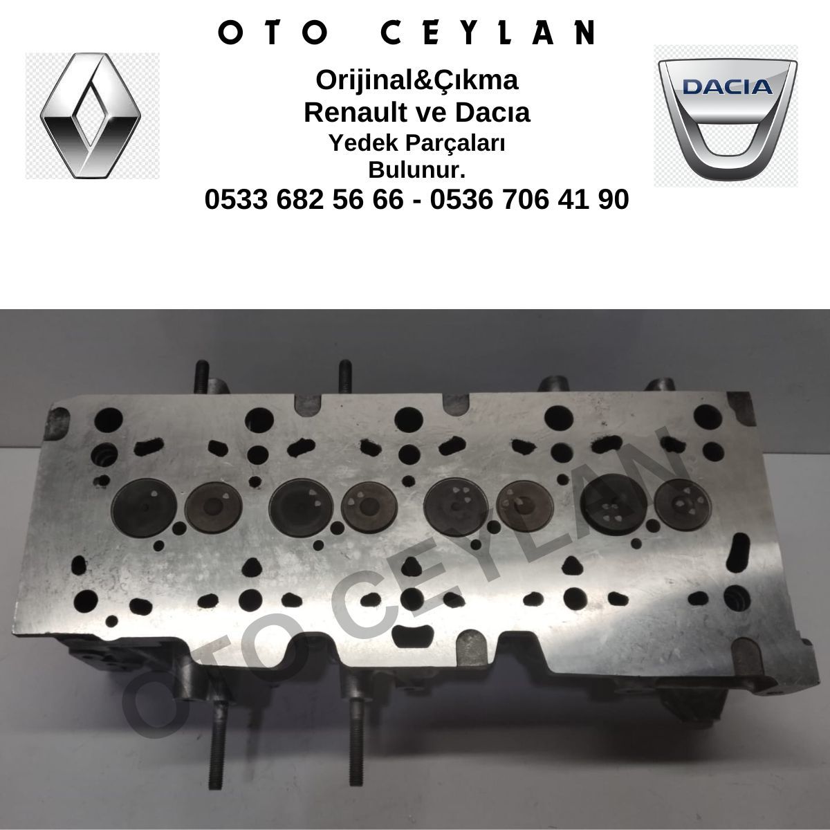 415280HALG Clio Silindir Kapağı Dolu Orijinal Sıfır Reflektiyeli