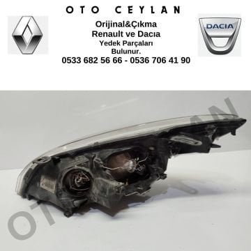 260108719R Megane 3 Sağ Far Çıkma Orjinal