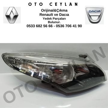 260108719R Megane 3 Sağ Far Çıkma Orjinal