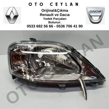 8200744754 Dacia Logan Sağ Far Sıfır Orjinal