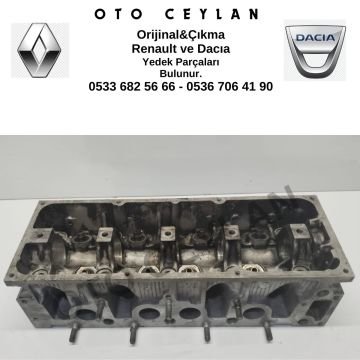 Clio Silindir Kapağı Alüminyum Manifoltlu Rektefiyeli Orijinal Çıkma