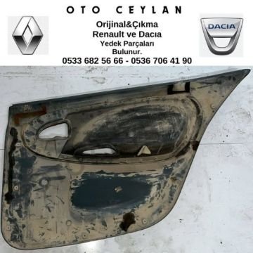 7700832016 Megan 1 Sol Arka Kapı Döşemesi Çıkma Orjinal