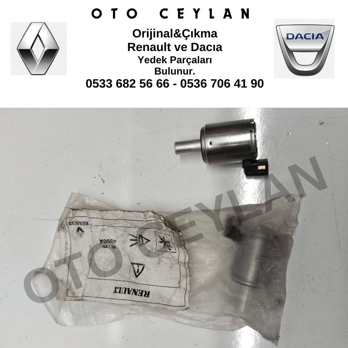 7711306086 Renault Şanzıman Valfi Sıfır Orijinal