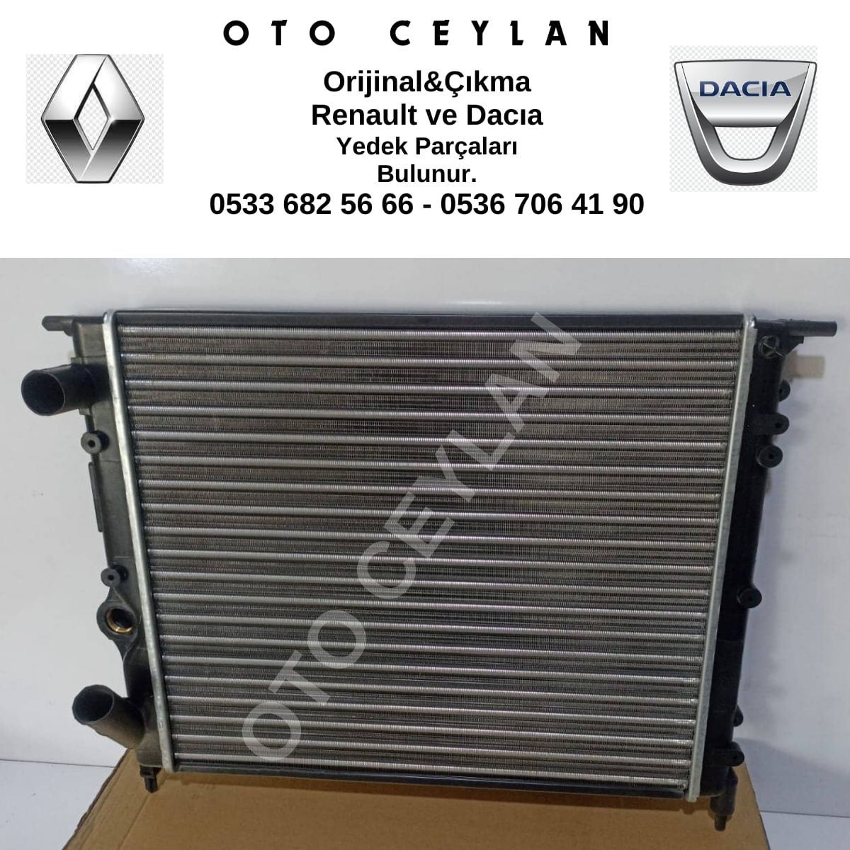 7700786444 R19 Radyatör Yerli Üretim