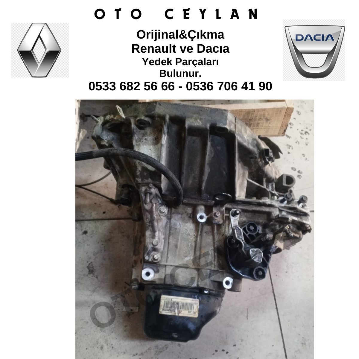 JR5336 Logan Şanzıman Orijinal Çıkma MCW