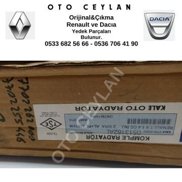 0513162AL R.9 Radyatör 1.4 2 Sıra, AL+PL ***KALE***