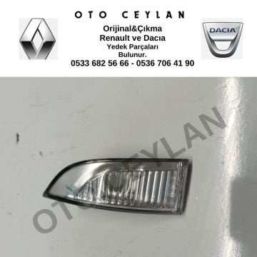 261656470R Megane Fluence Ayna Sinyali Sol Orijinal Sıfır