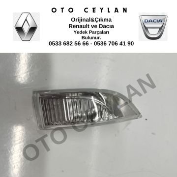 261609550R Megane 3 Yan Ayna Sinyali Sol Yan Sanayi Sıfır