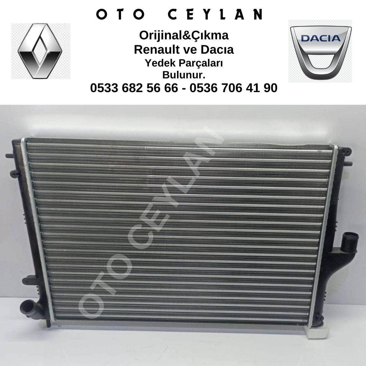 214100598R Logan Su Radyatörü Yerli Üretim