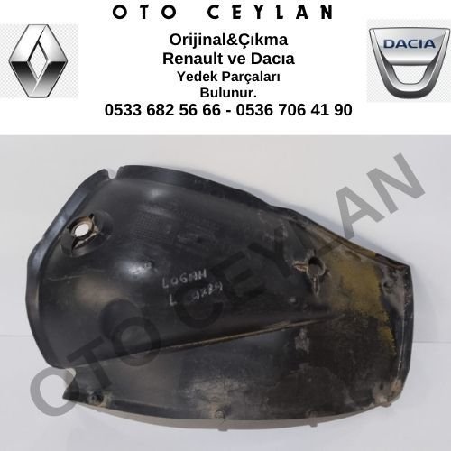 8200848954 Dacia Logan Sol Arka Davlumbaz Çıkma Orjinal