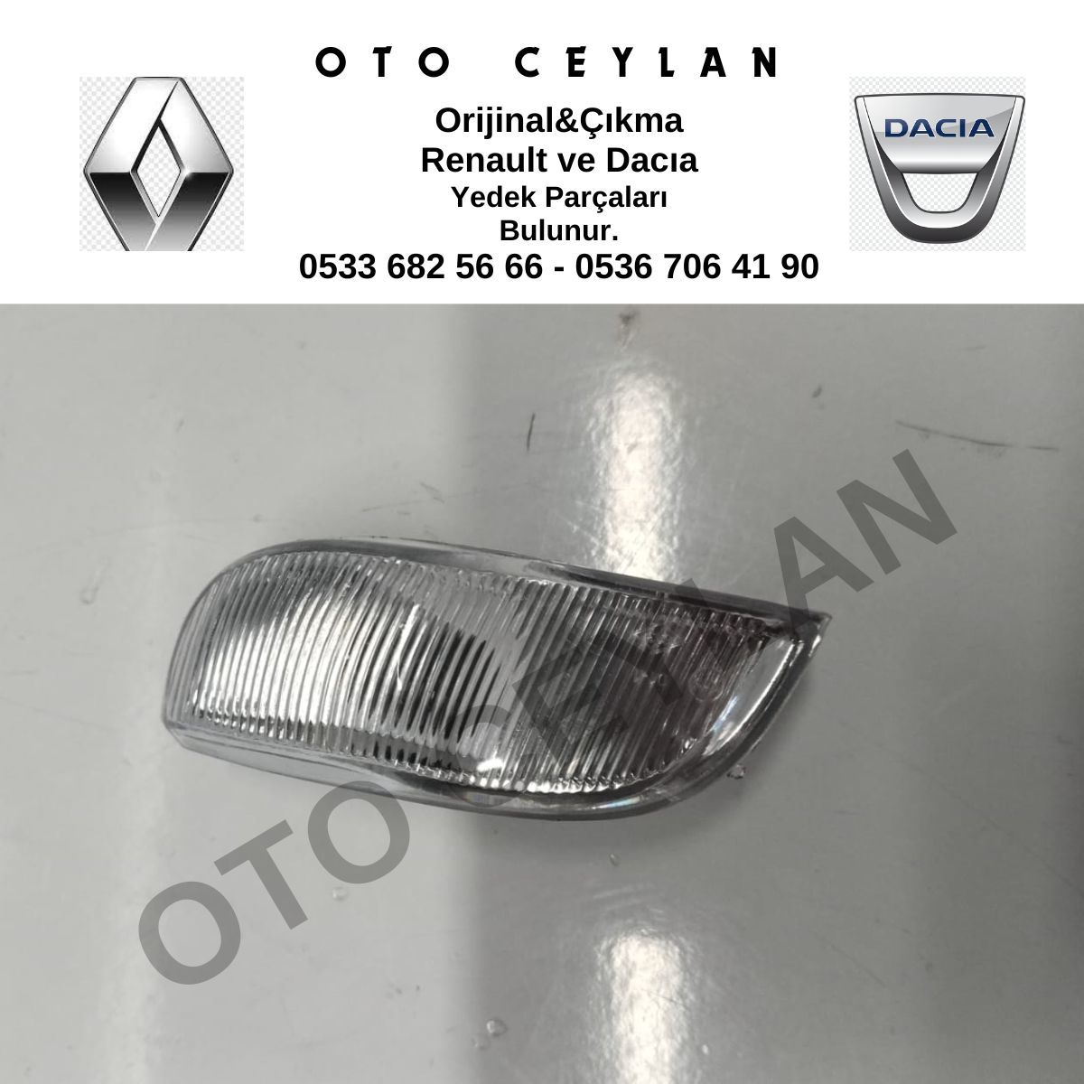 KR-693 Symbol Ayna Sinyali Sol Yan Sanayi Sıfır