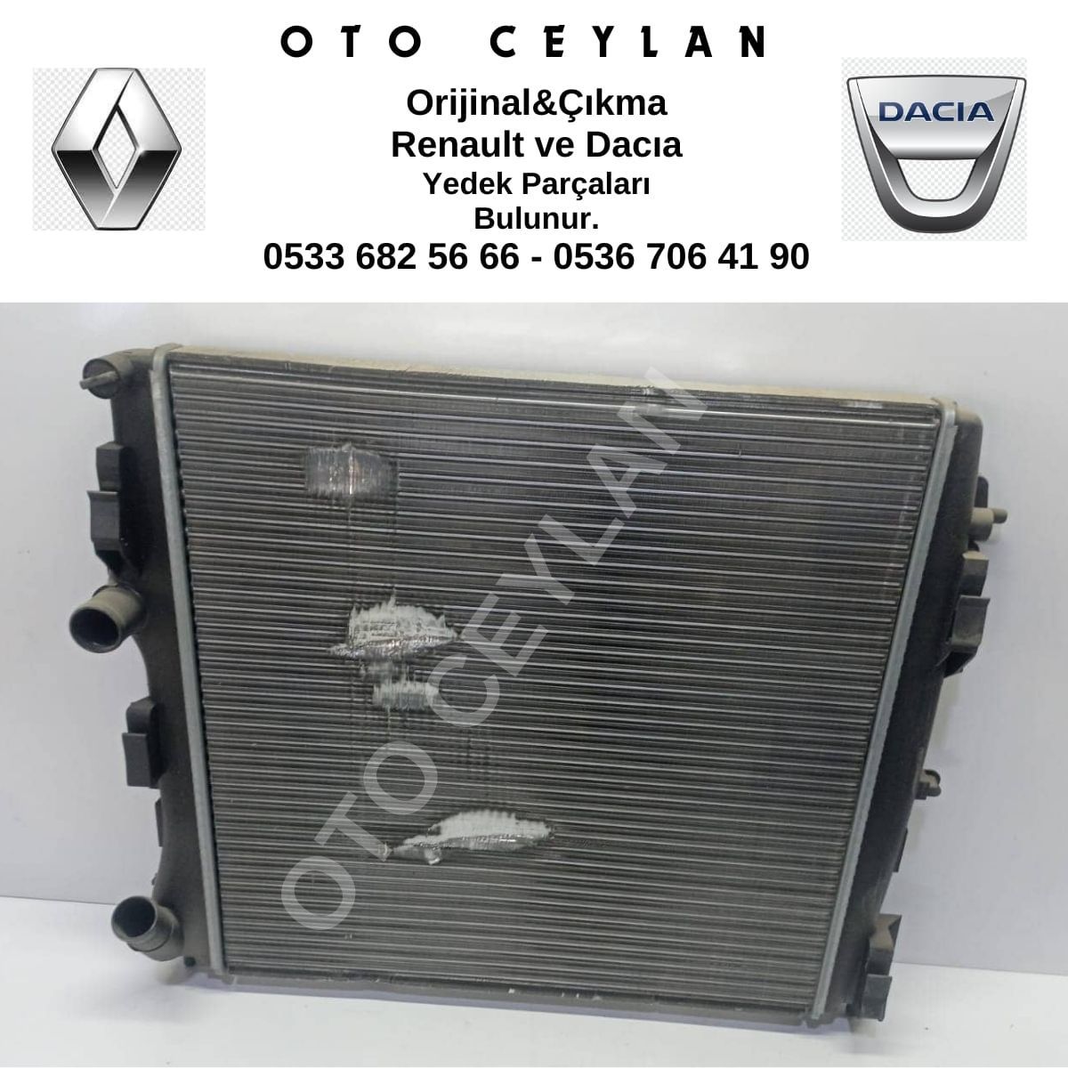 8200240818 Kangoo Radyatör 2001--Orijinal Hafif Hatalı