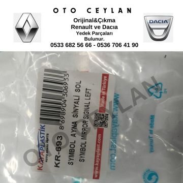 KR-693 Symbol Ayna Sinyali Sol Yan Sanayi Sıfır