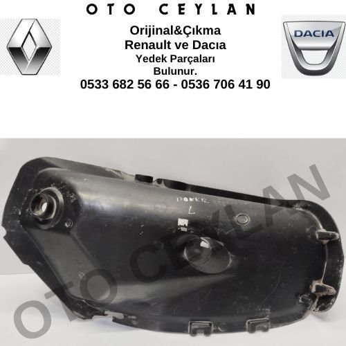Dacia Dokker Sol Arka Davlumbaz Orjinal Çıkma
