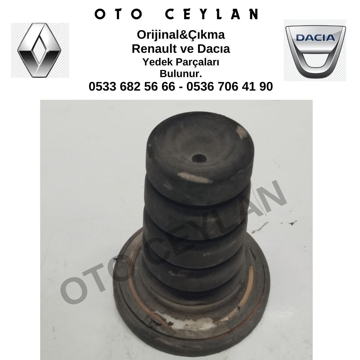 552401999R Dokker Arka Amortisör Takozu Orijinal Çıkma