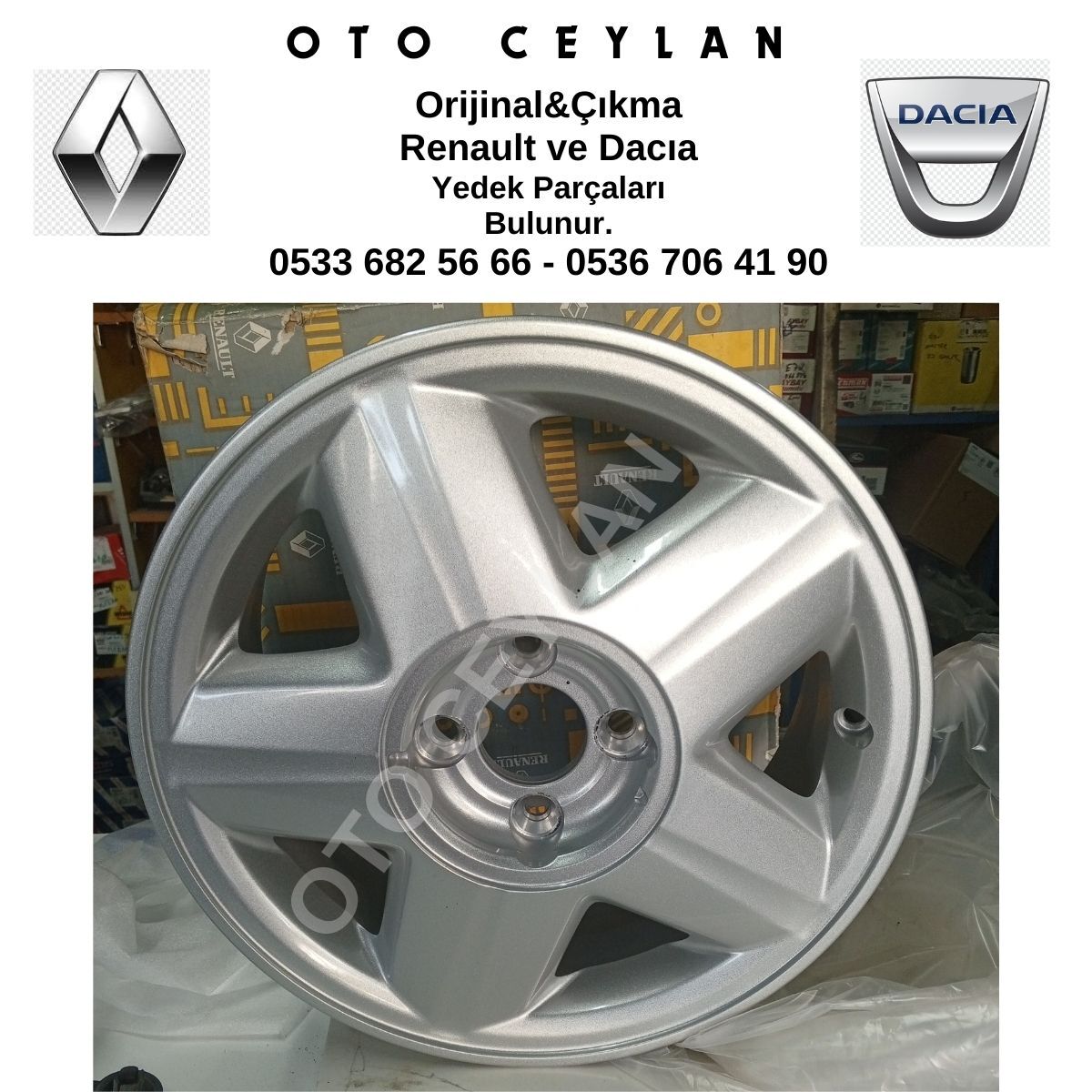 8200147825 Megan Scenıc 15 İnç 4 Bijon Jant Orijinal