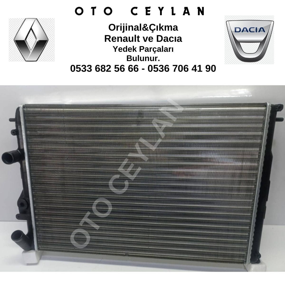 16-3514 Megane 1 Su Radyatörü Mekanik 1996--2003 --VEKA---