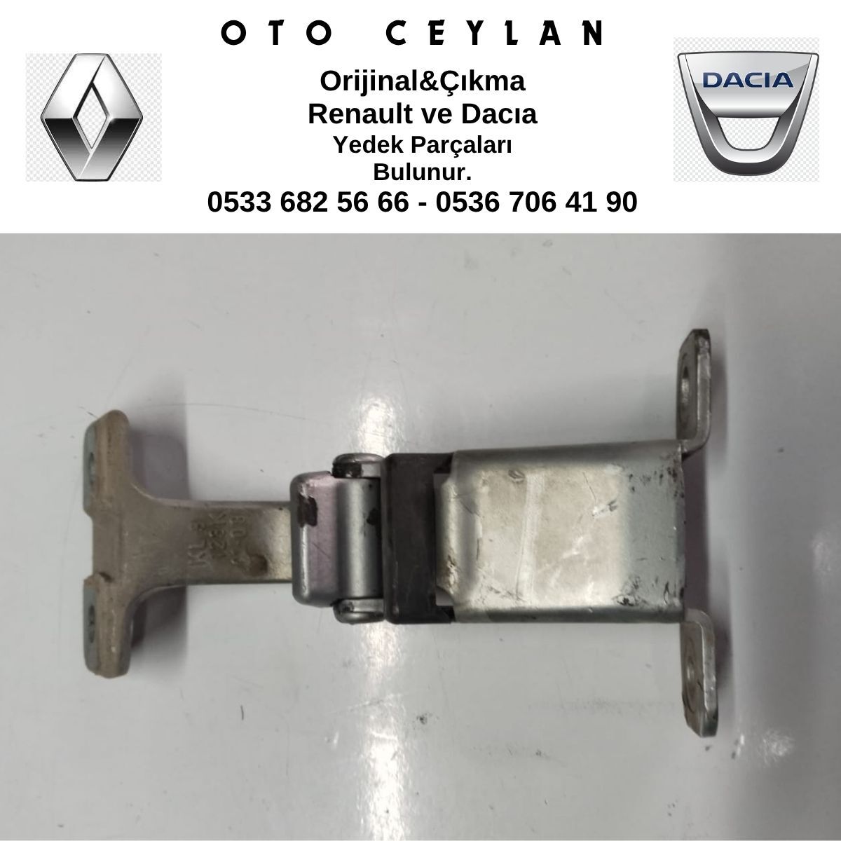 117113602B KANGOO 3 BAGAJ KAPAK MENTEŞESİ ÇIKMA
