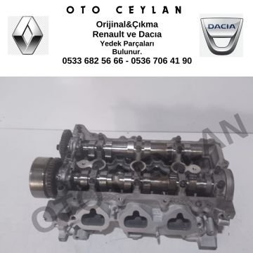 110417920R Clio 4 Yeni Symbol 0.9 Tce H4B Silindir Kapağı Orijinal Sıfır Rektifiyesi Olmuş Dolu Eksantrik Milleri Üzerinde