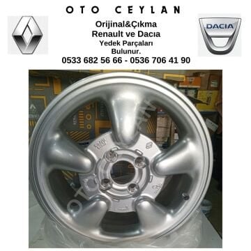 7700813777 R.19 15 İnç 4 Bijon Jant Orijinal