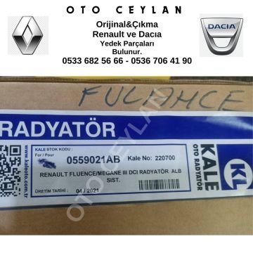 0559021AB Fluence Megane 3 Radyatör Kale No: 220700
