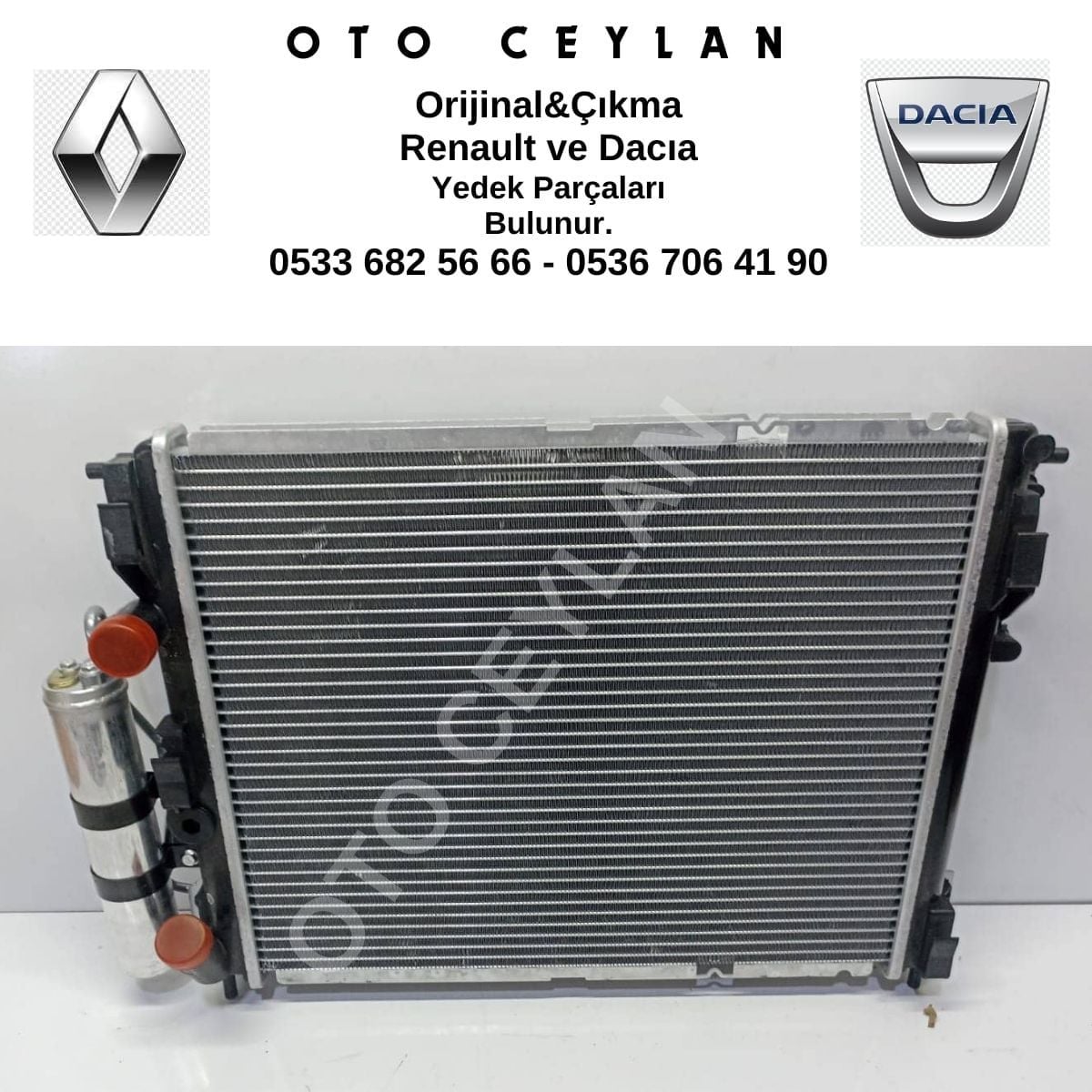 16-3550B Clıo Su Radyatörü + Klima Radyatörü