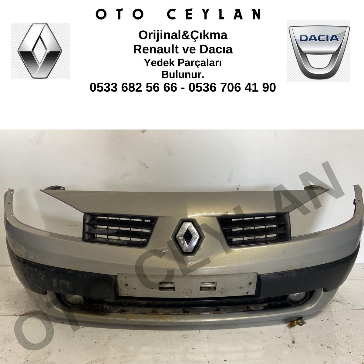 8200142000-8200142001 Megane 2 Ön Tampon Orijinal Çıkma